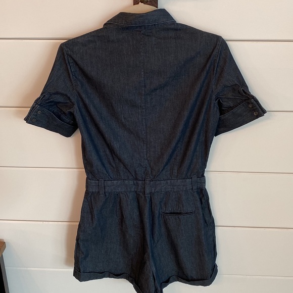 Alexander McQueen McQ Denim Romper Jumpsuit - Picture 5 of 9